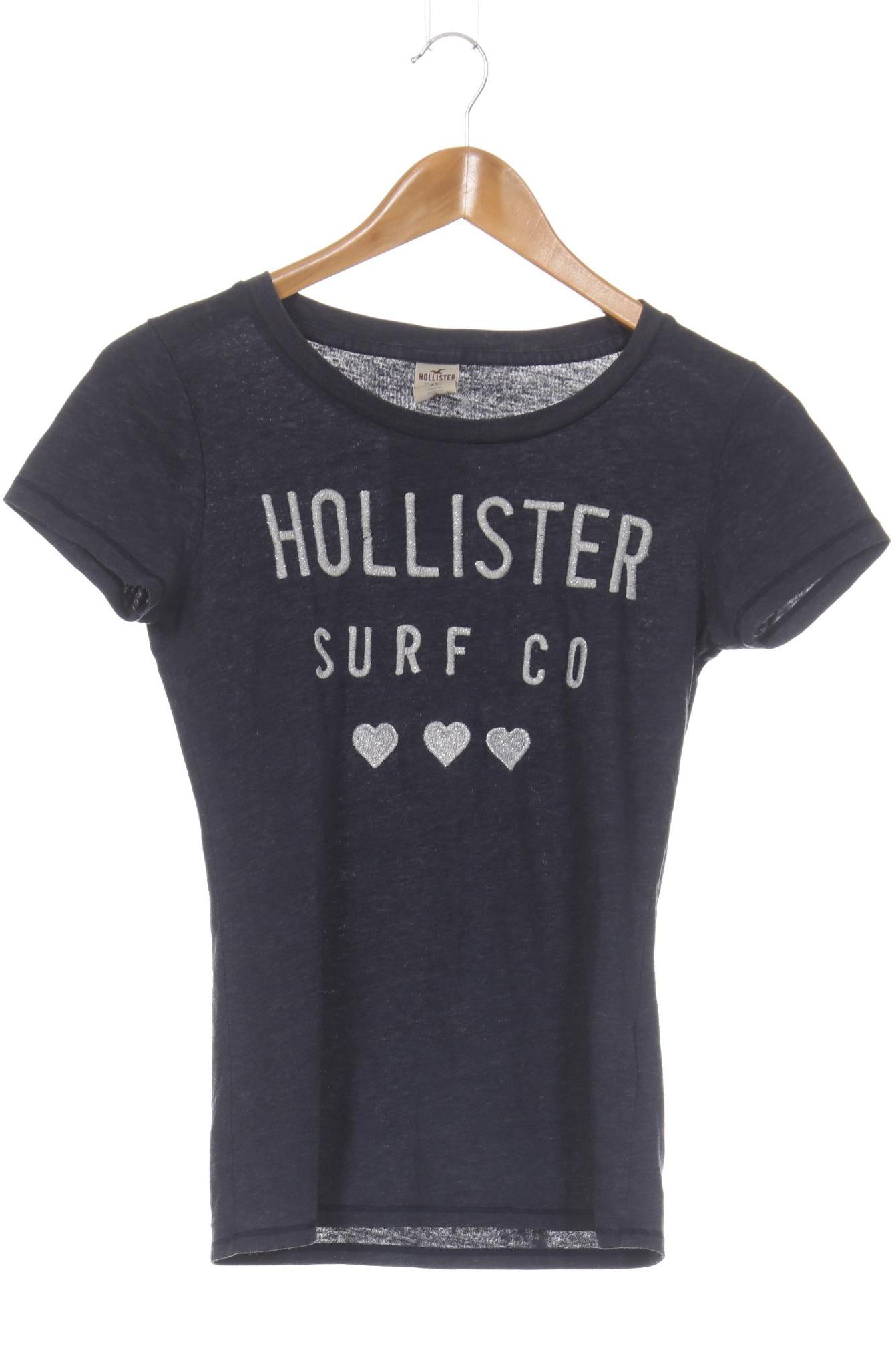 

Hollister Damen T-Shirt, blau, Gr.