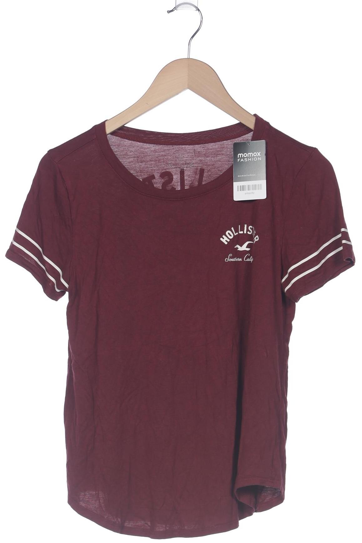 

Hollister Damen T-Shirt, bordeaux, Gr. 38