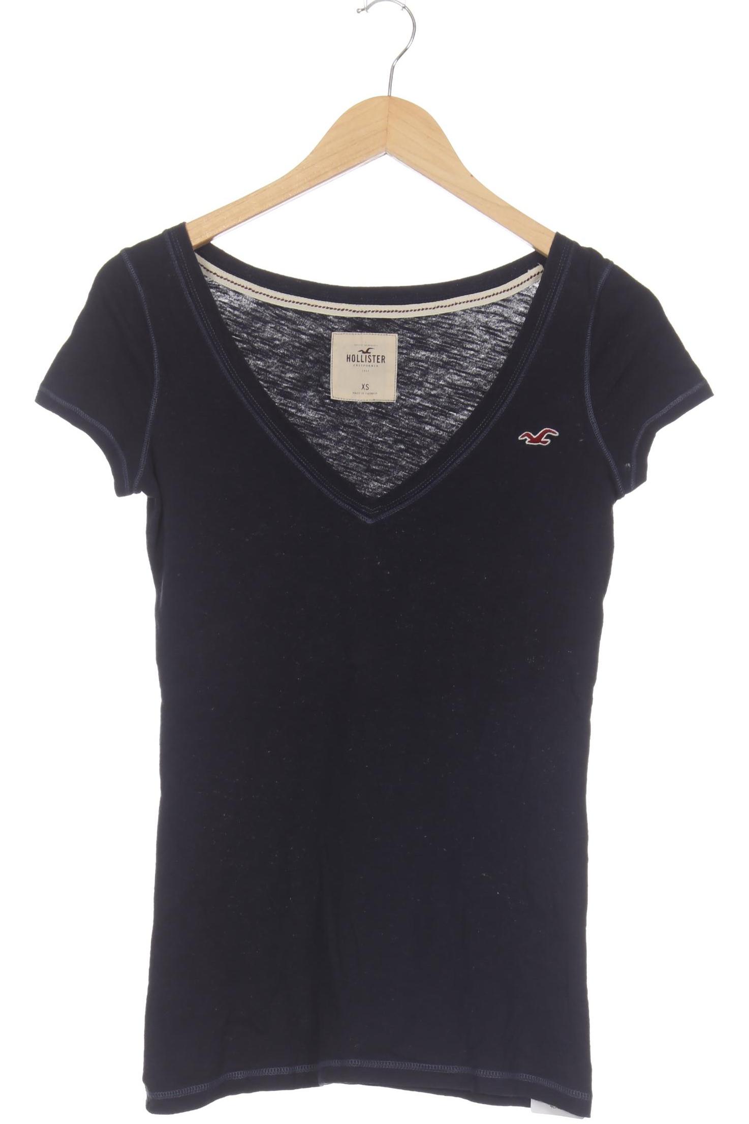 

Hollister Damen T-Shirt, marineblau, Gr. 34