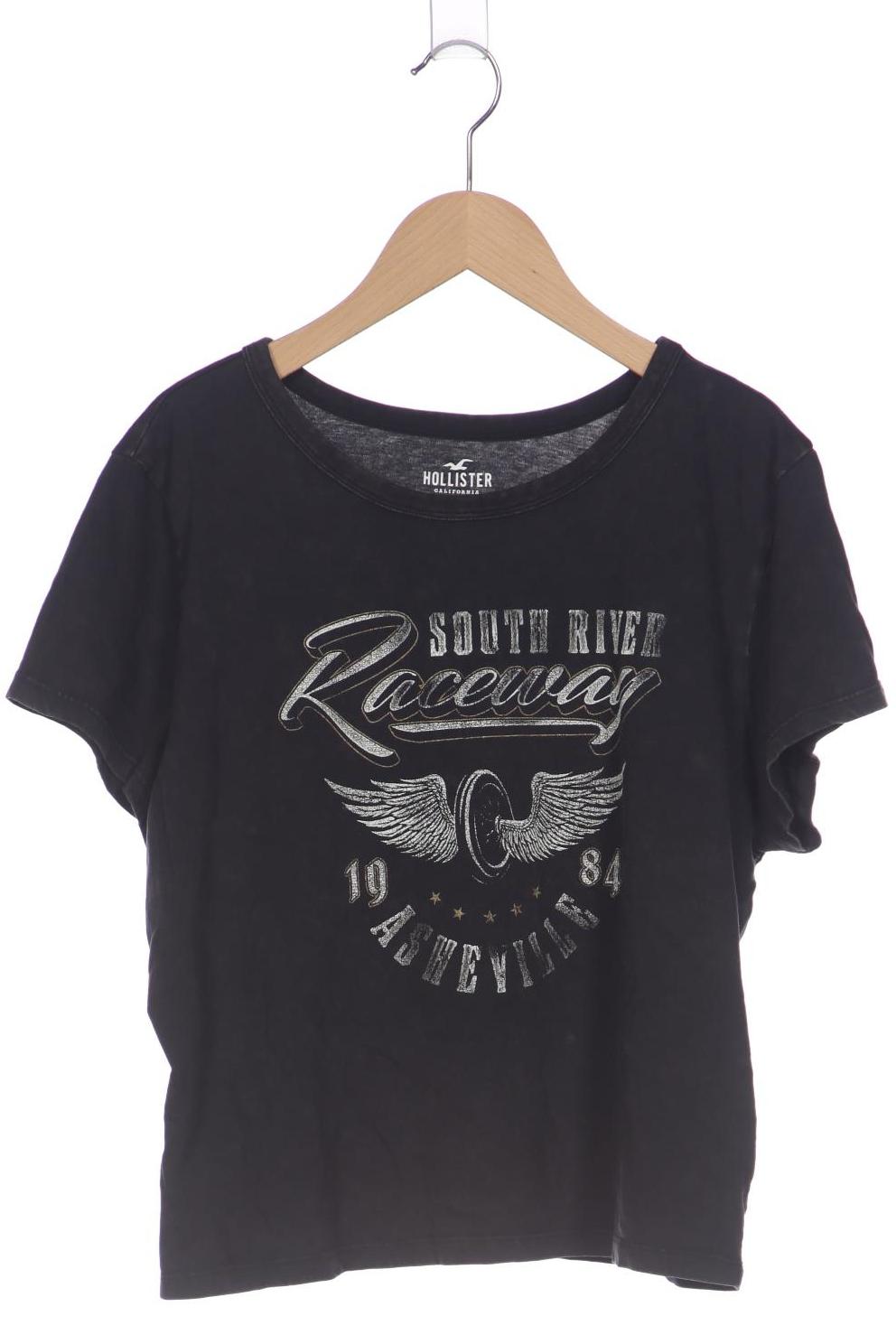 

Hollister Damen T-Shirt, schwarz, Gr. 44