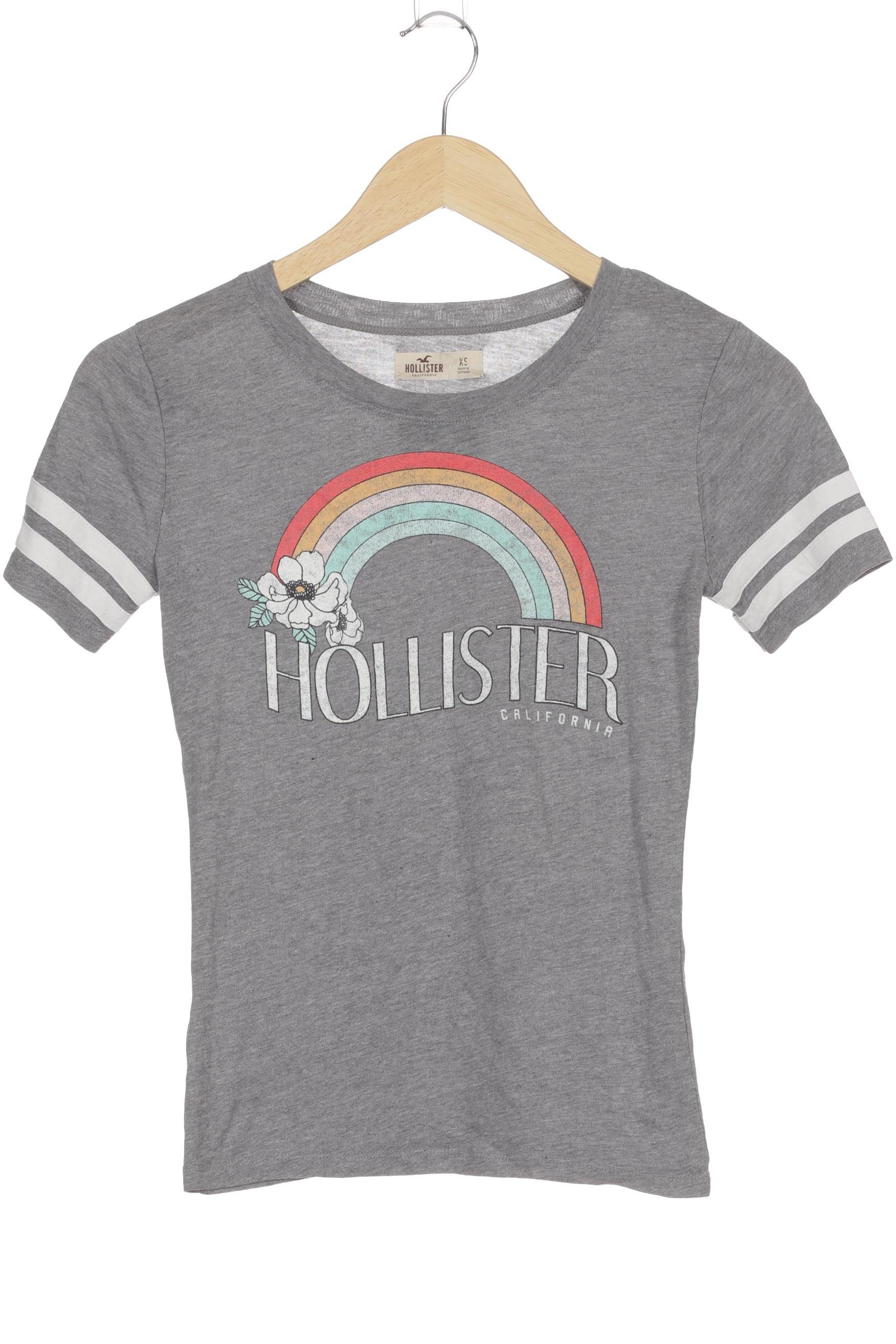 

Hollister Damen T-Shirt, grau, Gr.