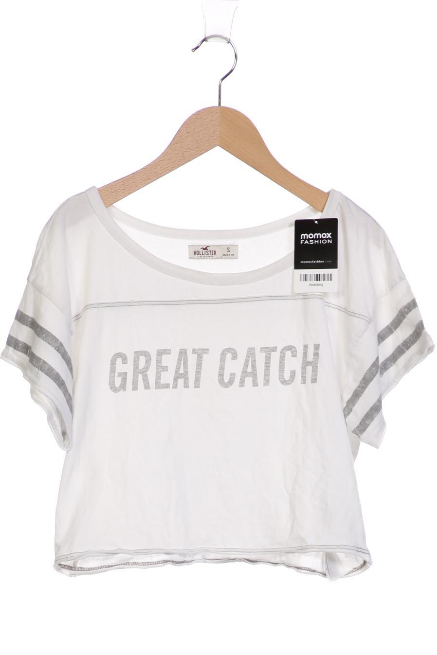 

Hollister Damen T-Shirt, weiß, Gr. 36