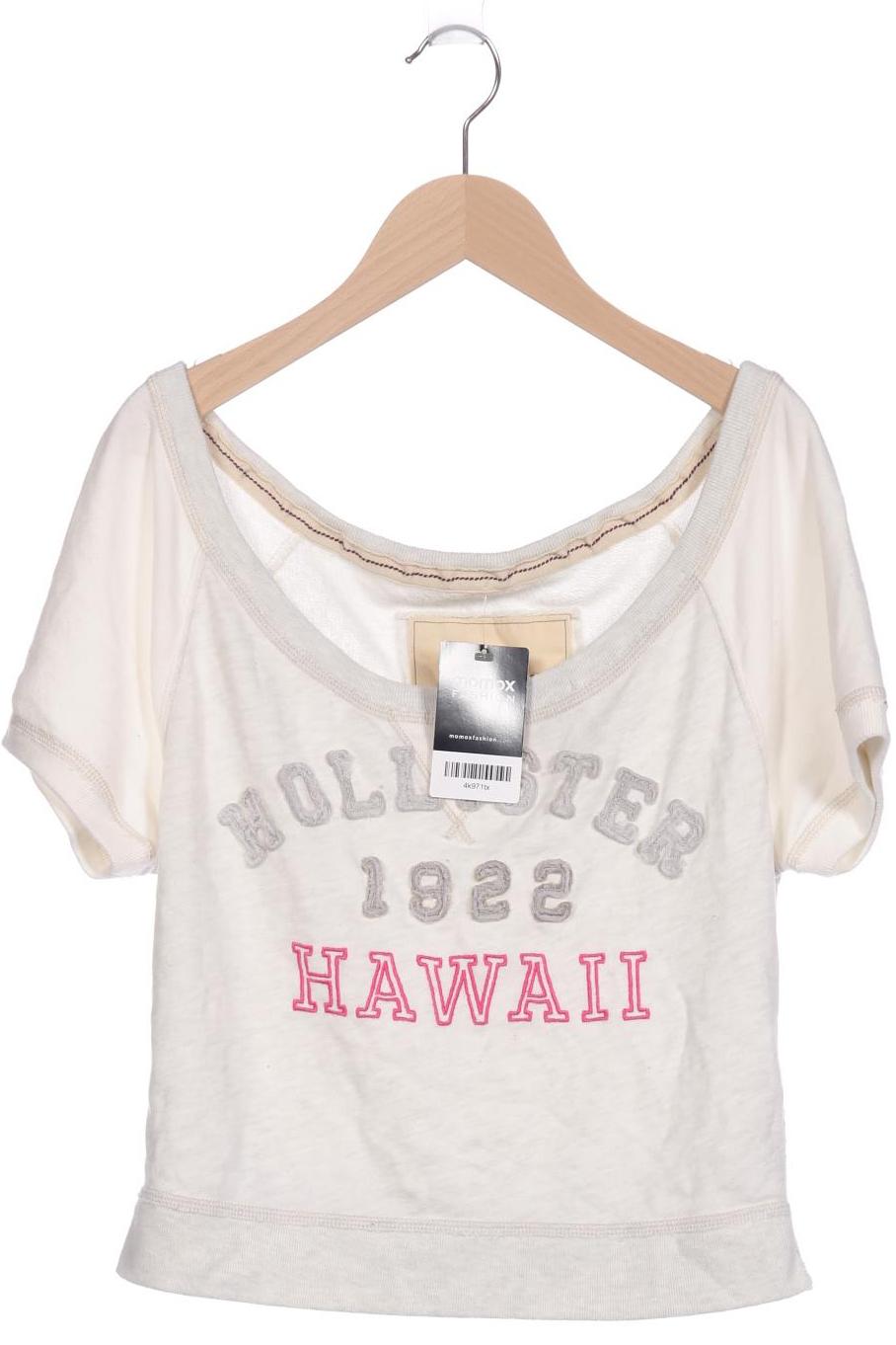 

Hollister Damen T-Shirt, cremeweiß, Gr. 38