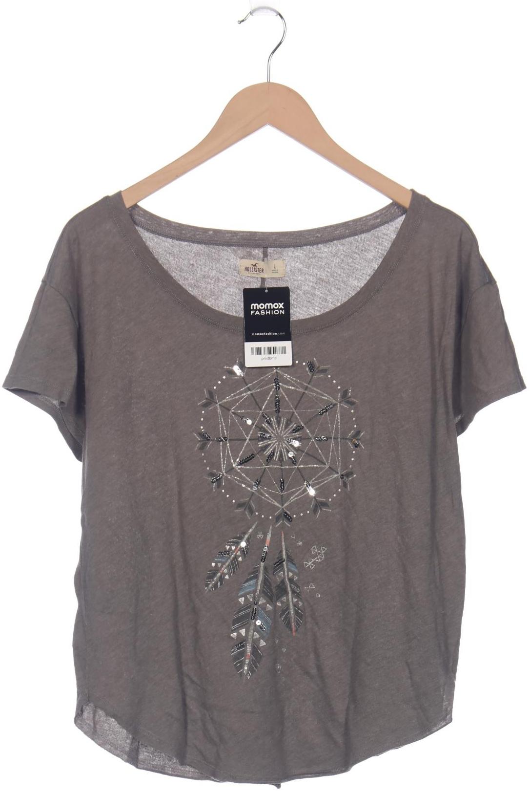 

Hollister Damen T-Shirt, grau, Gr. 42