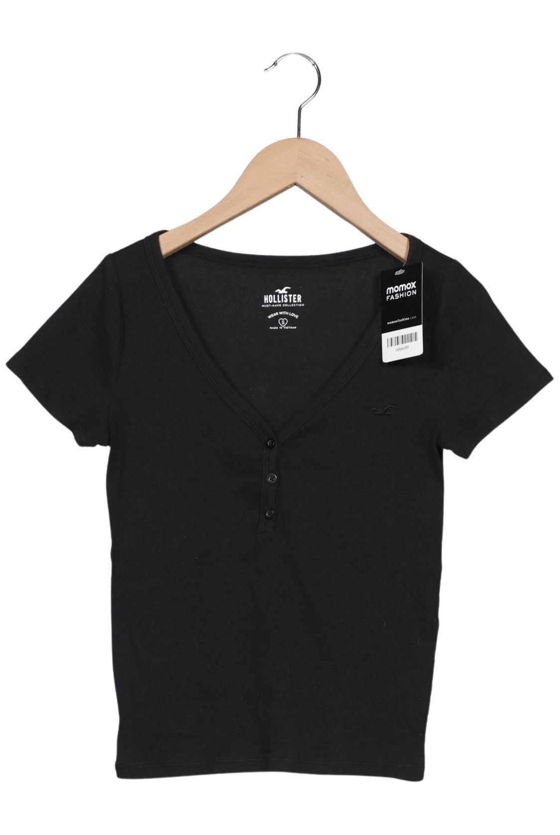 

Hollister Damen T-Shirt, schwarz, Gr. 36