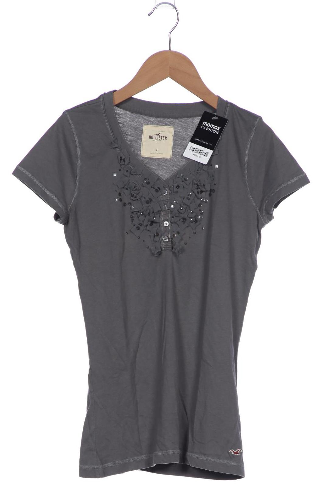 

Hollister Damen T-Shirt, grau, Gr. 36