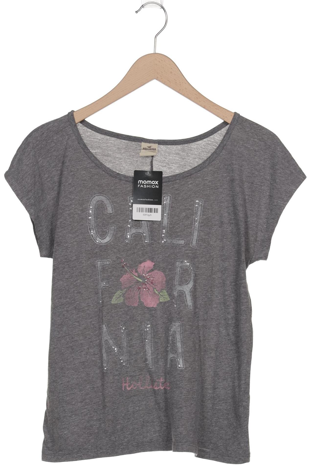 

Hollister Damen T-Shirt, grau, Gr. 38