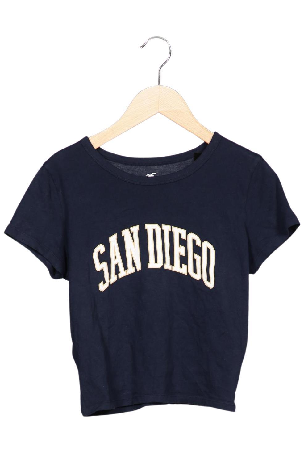 

Hollister Damen T-Shirt, marineblau, Gr. 36