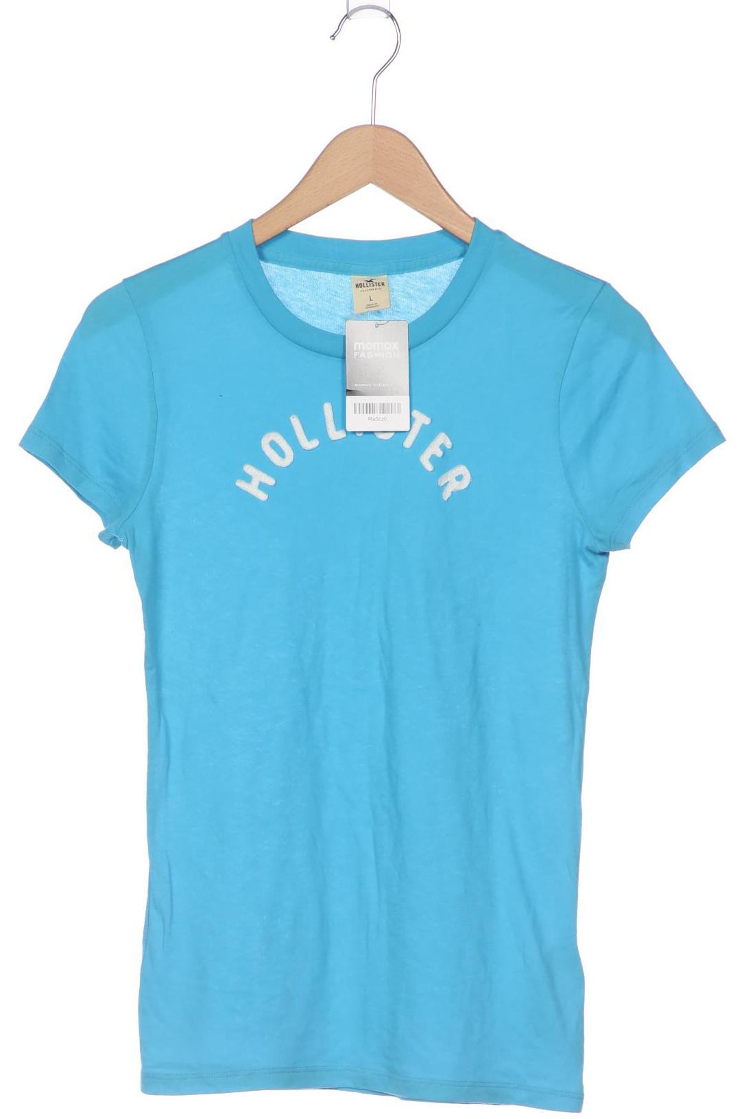 

Hollister Damen T-Shirt, blau, Gr. 42