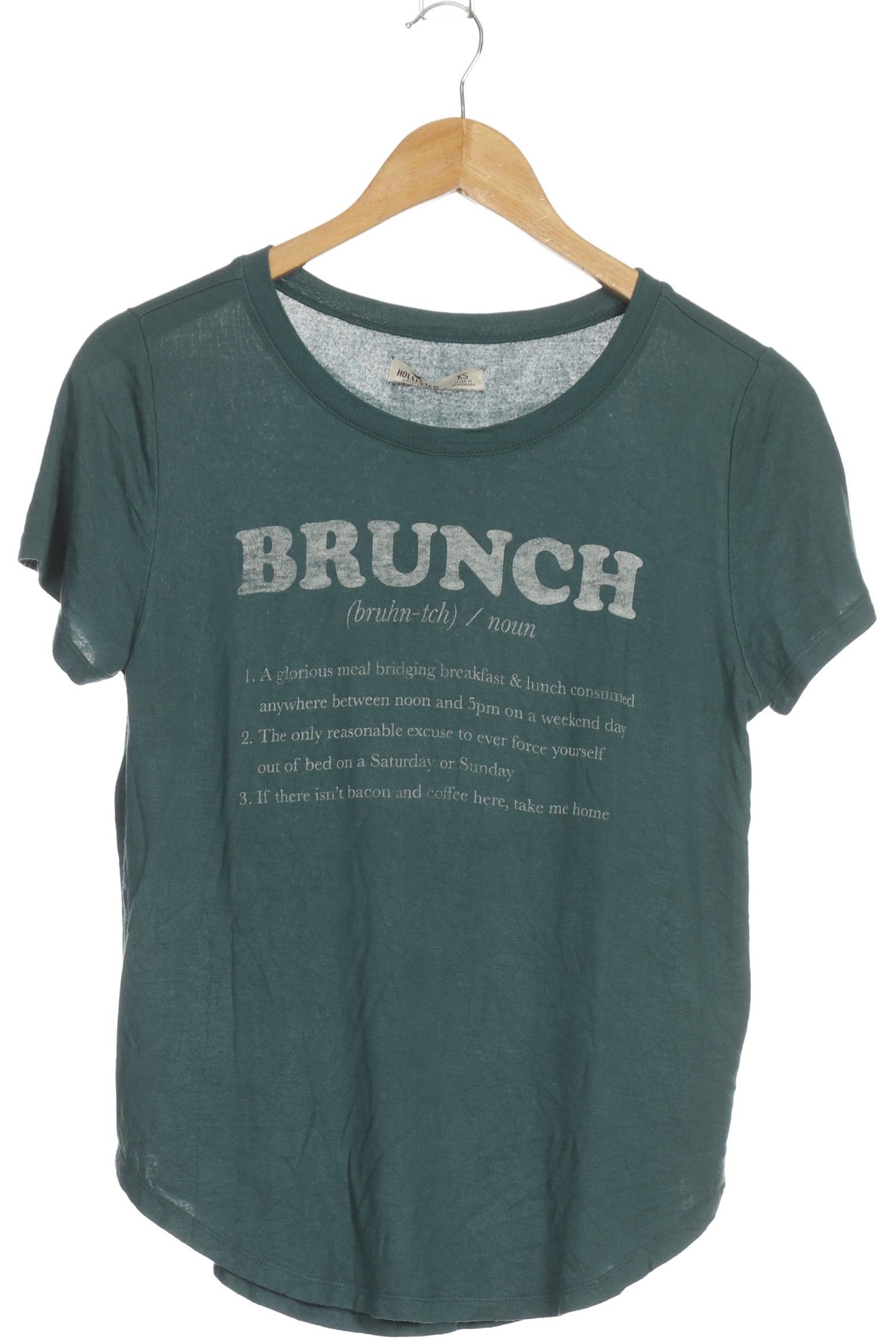 

Hollister Damen T-Shirt, türkis, Gr.