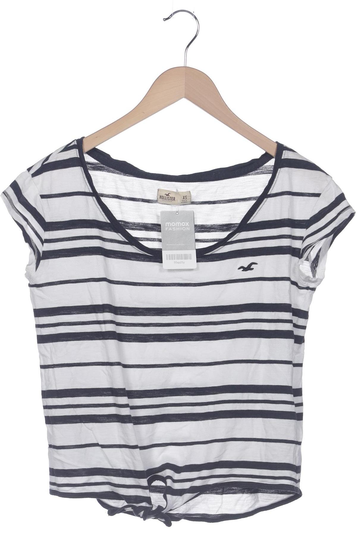 

Hollister Damen T-Shirt, weiß, Gr. 34