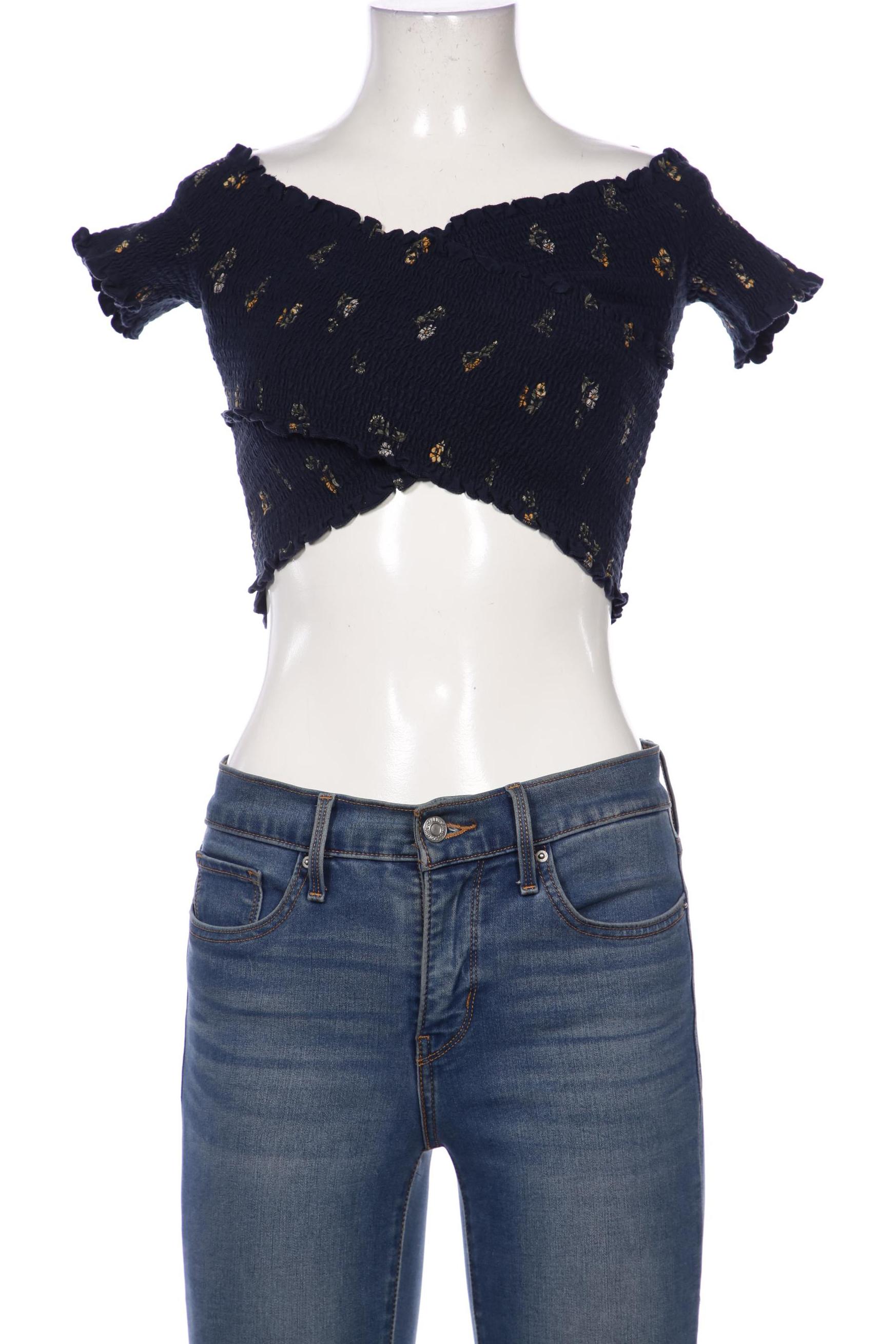 

Hollister Damen T-Shirt, marineblau, Gr. 34
