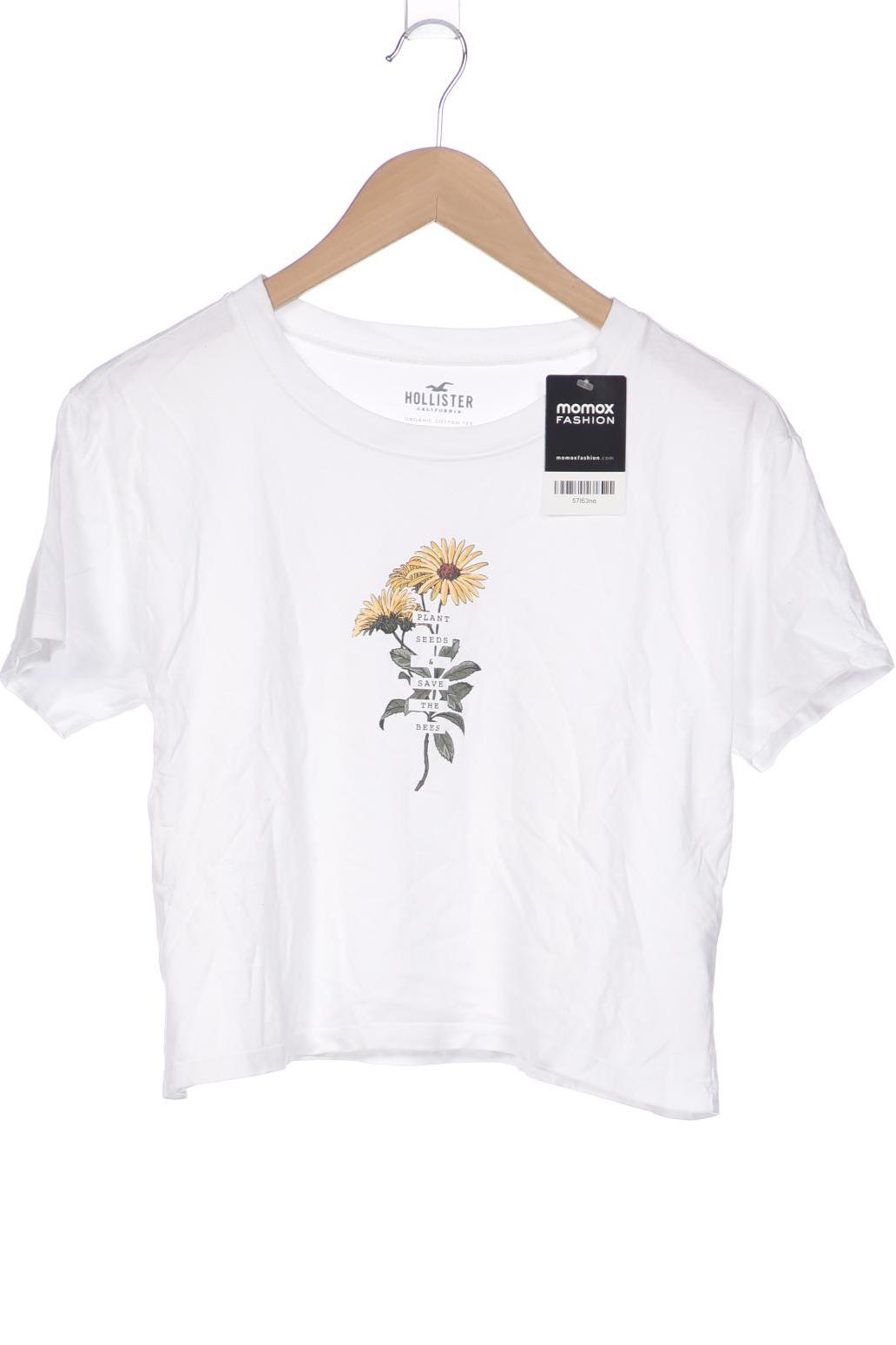 

Hollister Damen T-Shirt, weiß, Gr. 36