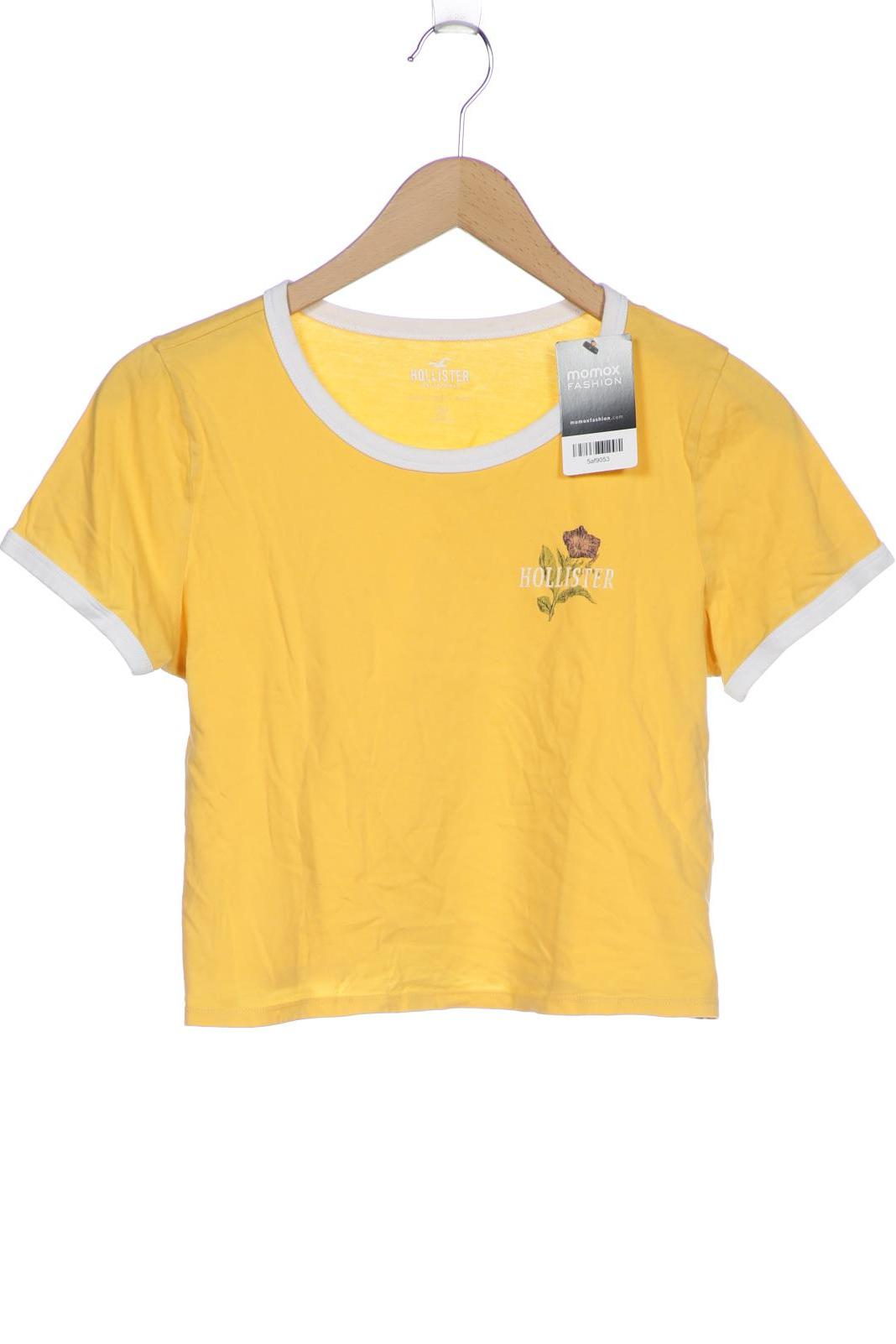 

Hollister Damen T-Shirt, gelb