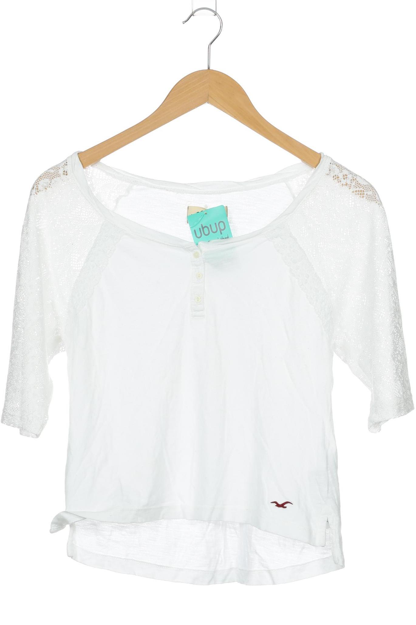 

Hollister Damen T-Shirt, weiß, Gr. 34