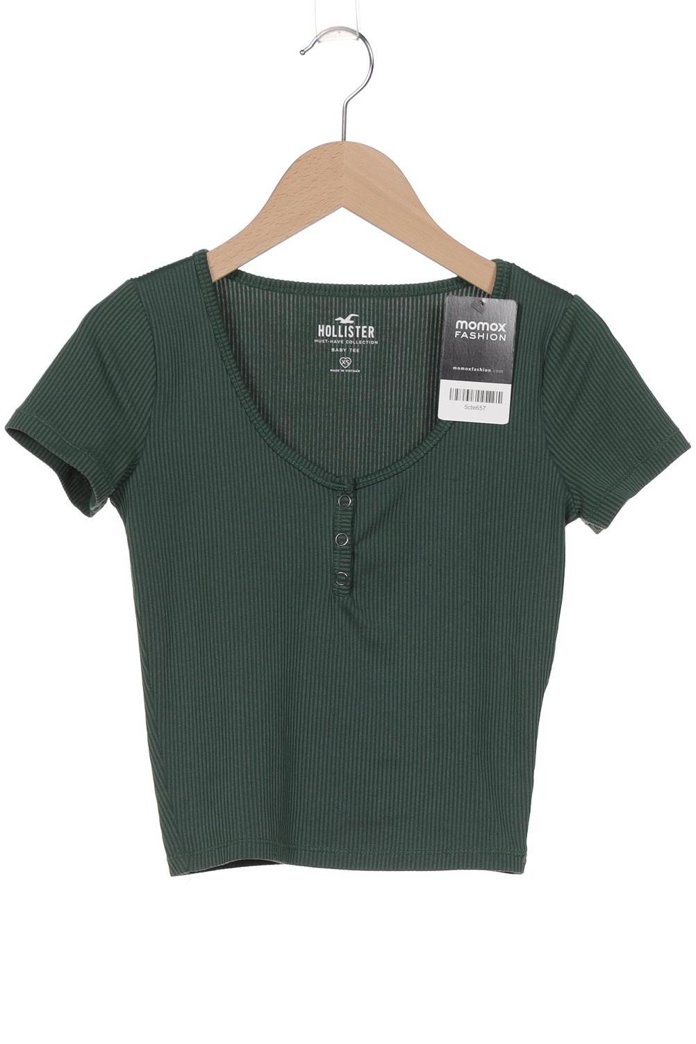 

Hollister Damen T-Shirt, grün, Gr. 34