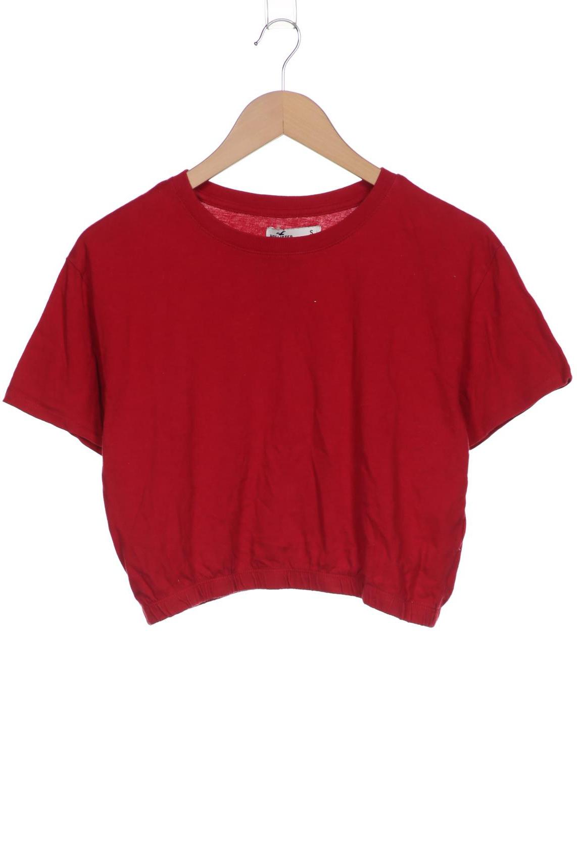 

Hollister Damen T-Shirt, bordeaux, Gr. 36