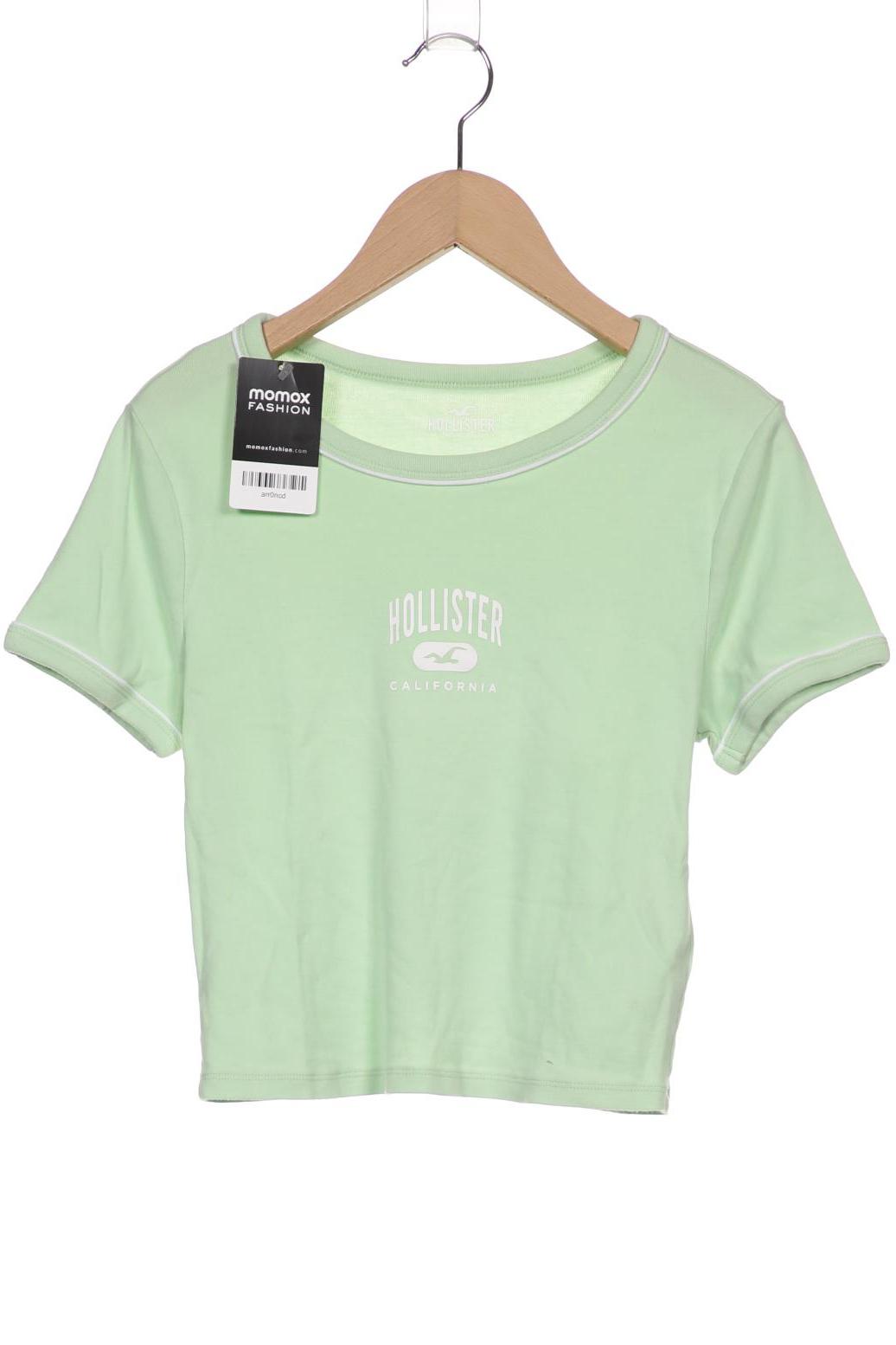 

Hollister Damen T-Shirt, hellgrün, Gr. 36