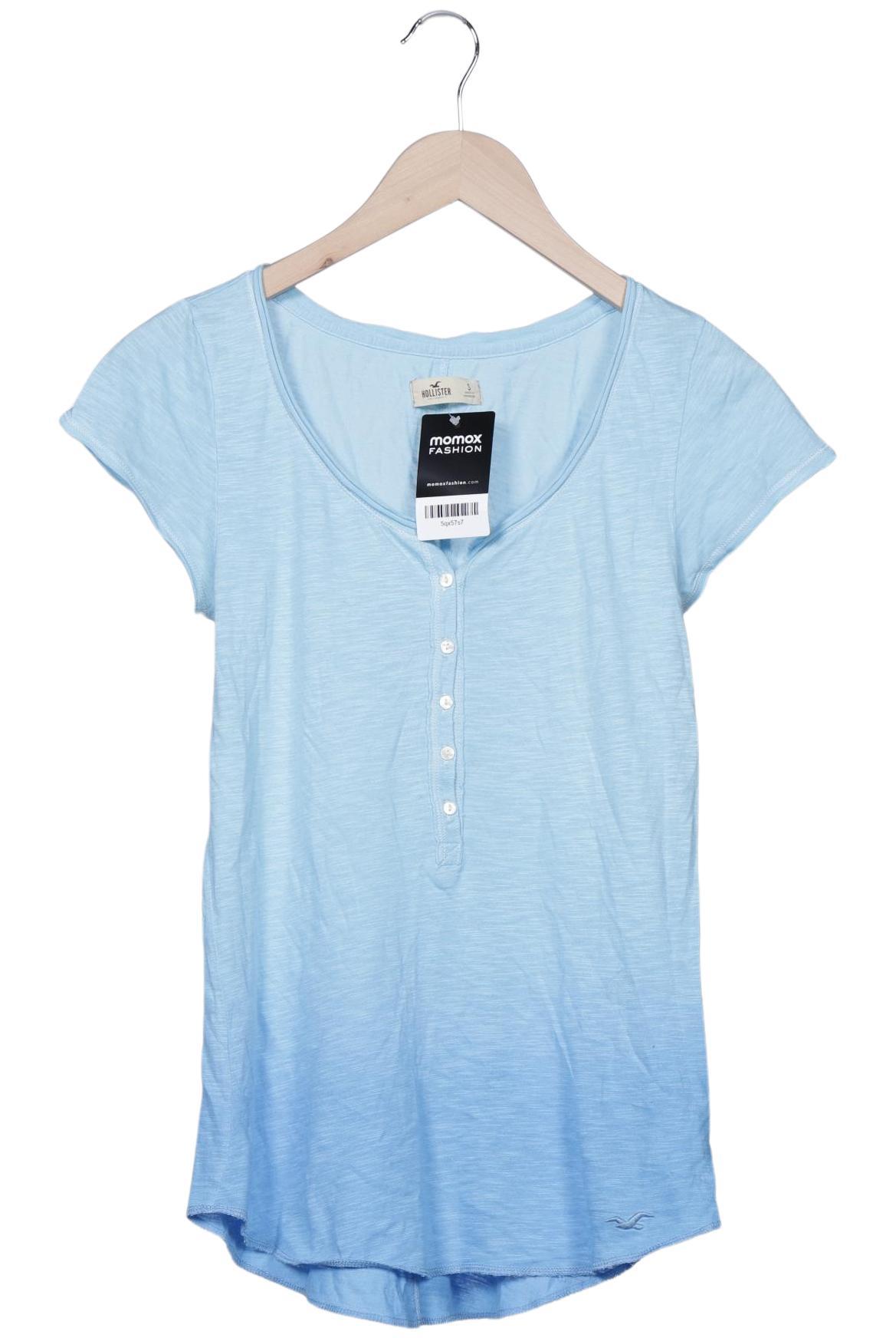 

Hollister Damen T-Shirt, hellblau, Gr. 36
