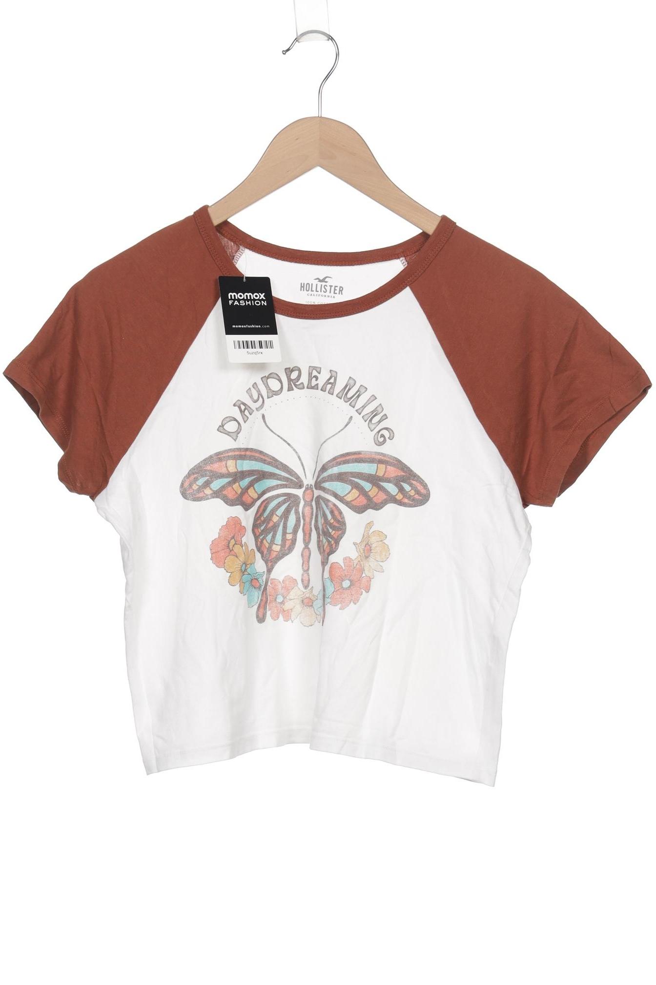 

Hollister Damen T-Shirt, weiß, Gr. 42