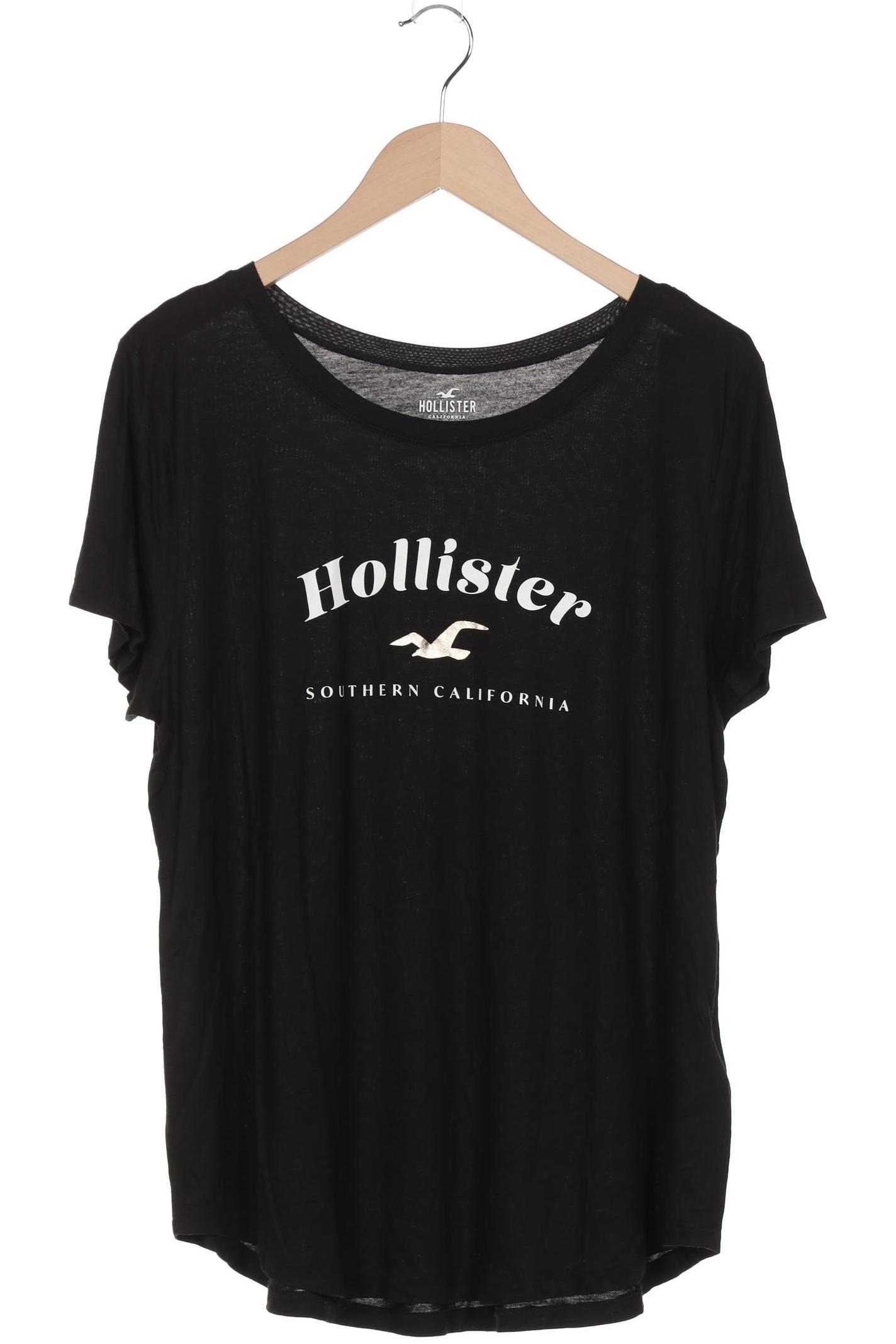 

Hollister Damen T-Shirt, schwarz, Gr. 44