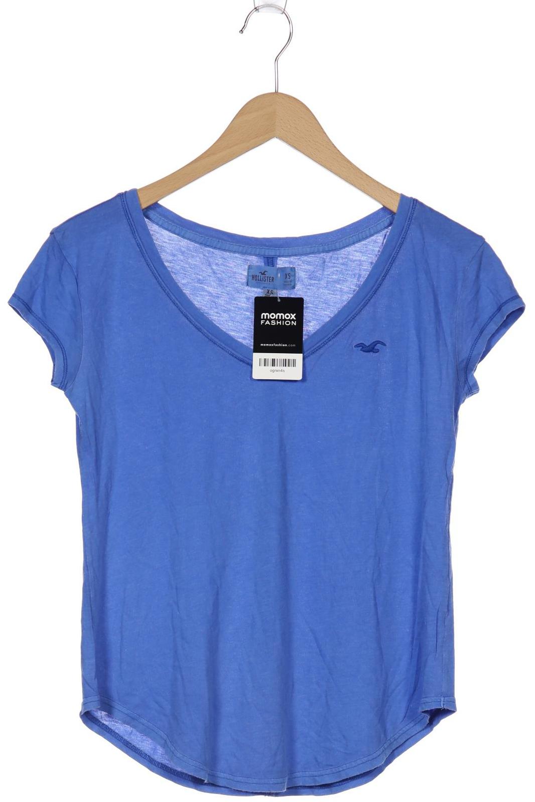 

Hollister Damen T-Shirt, blau, Gr. 34