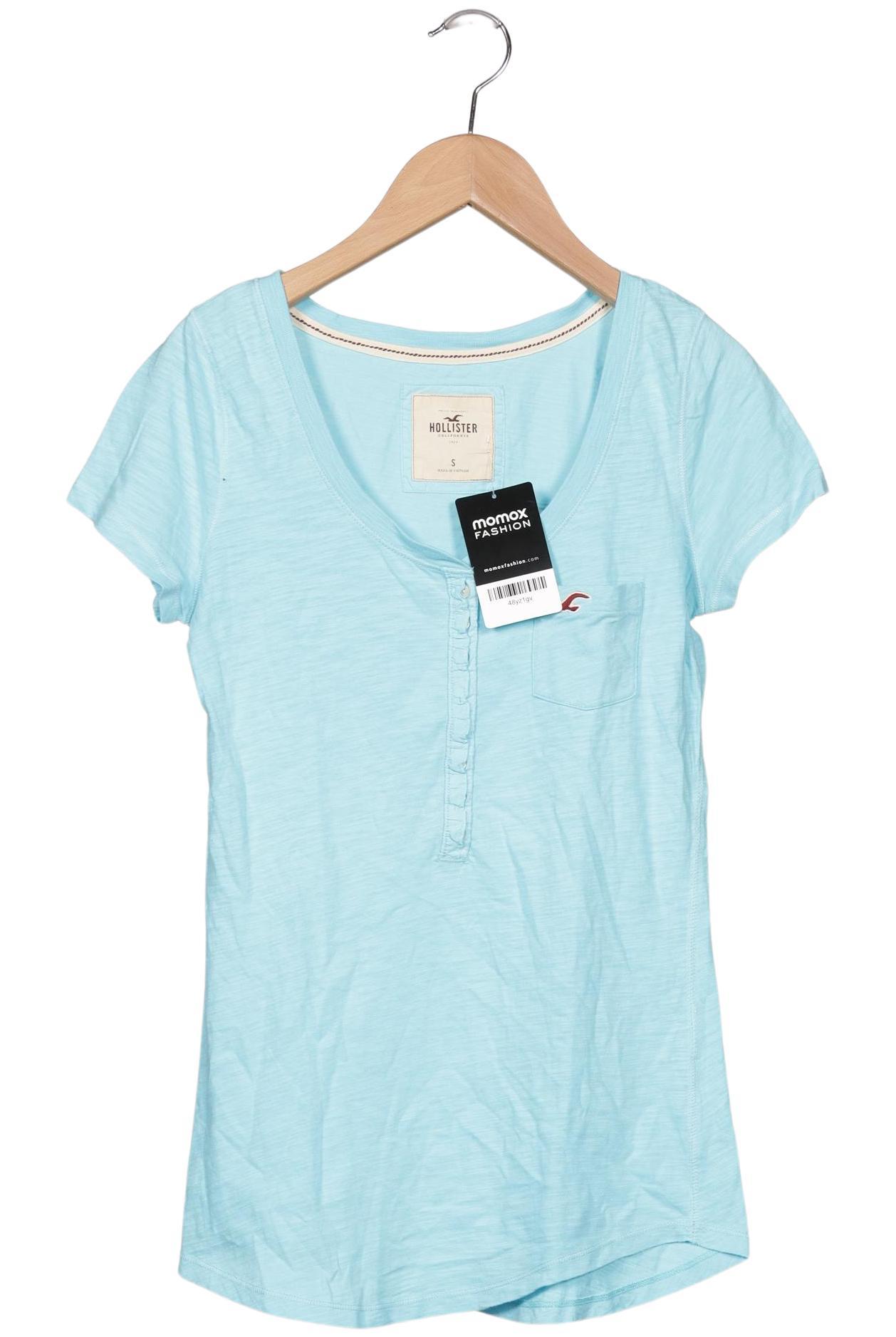 

Hollister Damen T-Shirt, blau, Gr. 36
