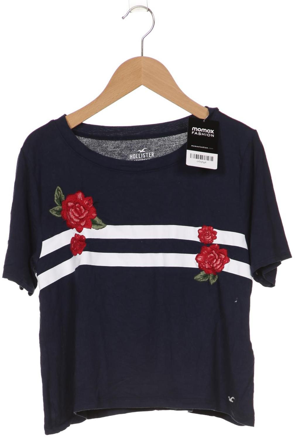 

Hollister Damen T-Shirt, marineblau, Gr. 34