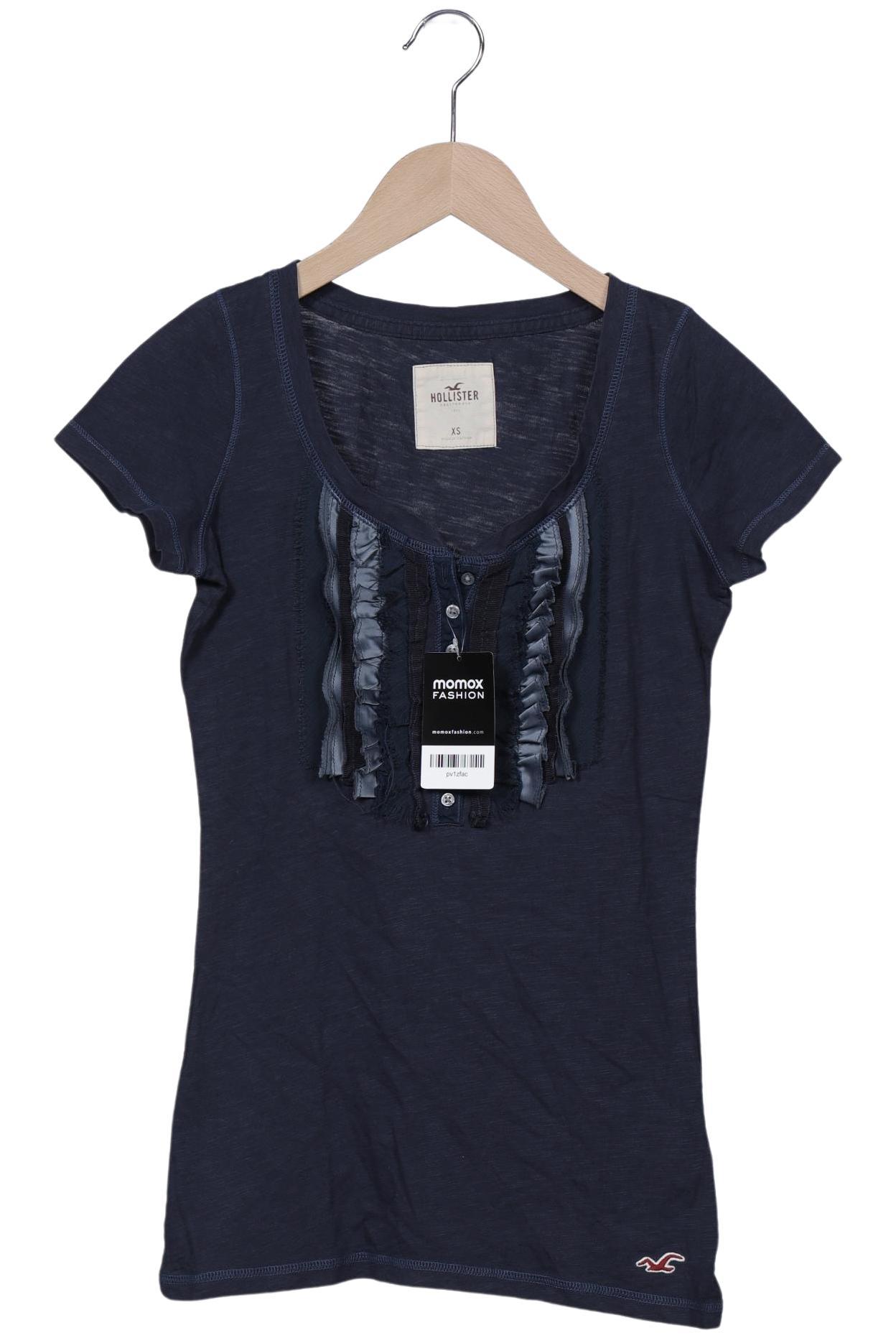 

Hollister Damen T-Shirt, marineblau, Gr. 34