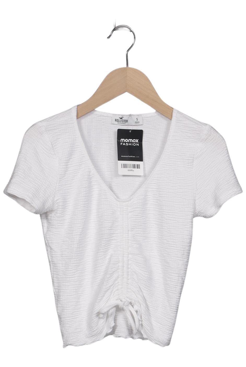 

Hollister Damen T-Shirt, weiß, Gr. 36