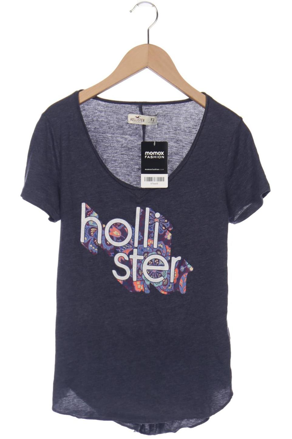 

Hollister Damen T-Shirt, marineblau, Gr. 34