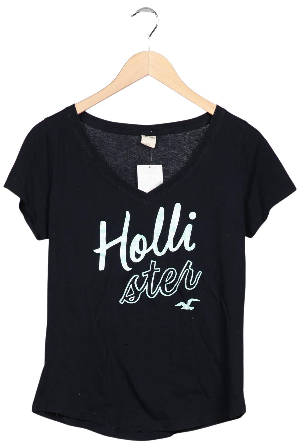 

Hollister Damen T-Shirt, schwarz, Gr. 42
