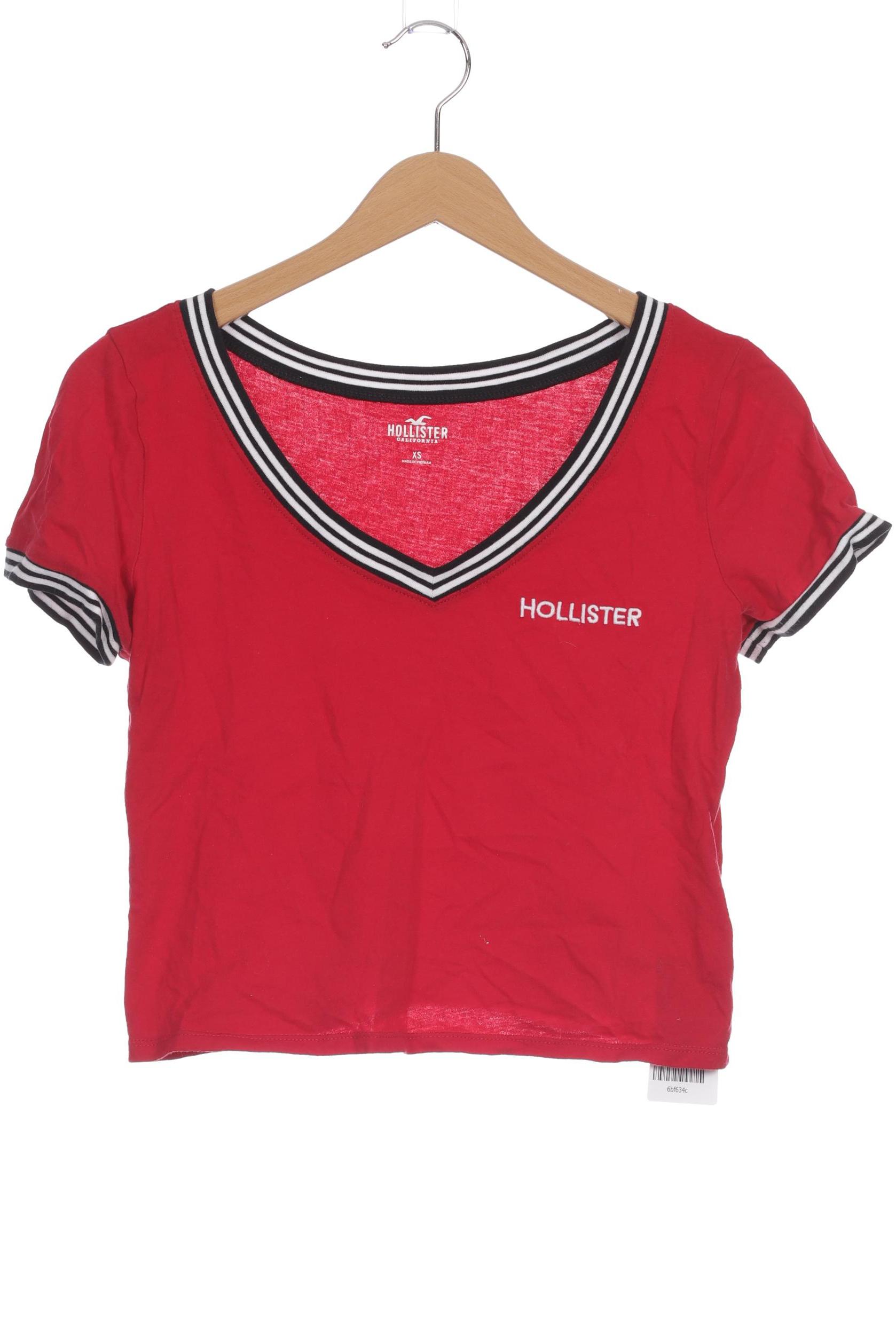 

Hollister Damen T-Shirt, rot, Gr. 34
