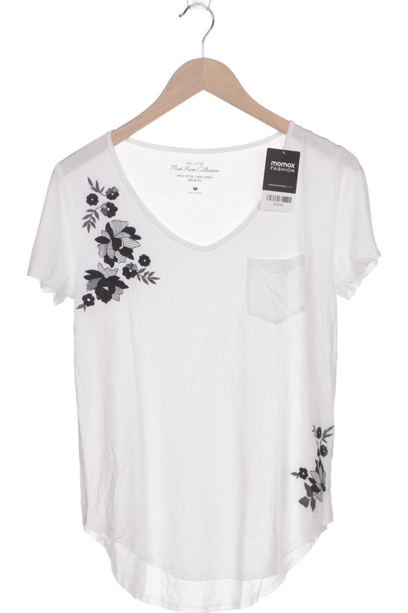 

Hollister Damen T-Shirt, weiß, Gr. 36