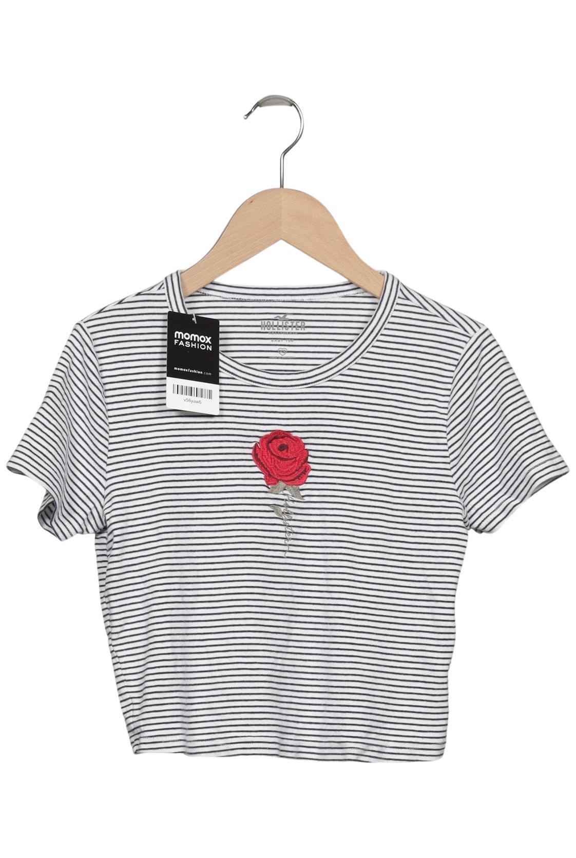 

Hollister Damen T-Shirt, weiß, Gr. 34