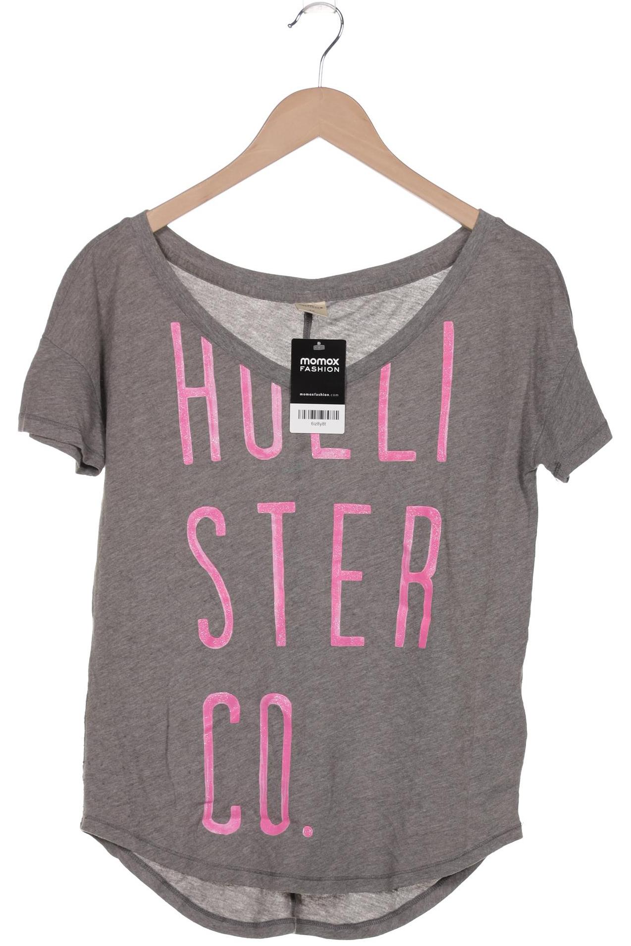 

Hollister Damen T-Shirt, grau, Gr. 34