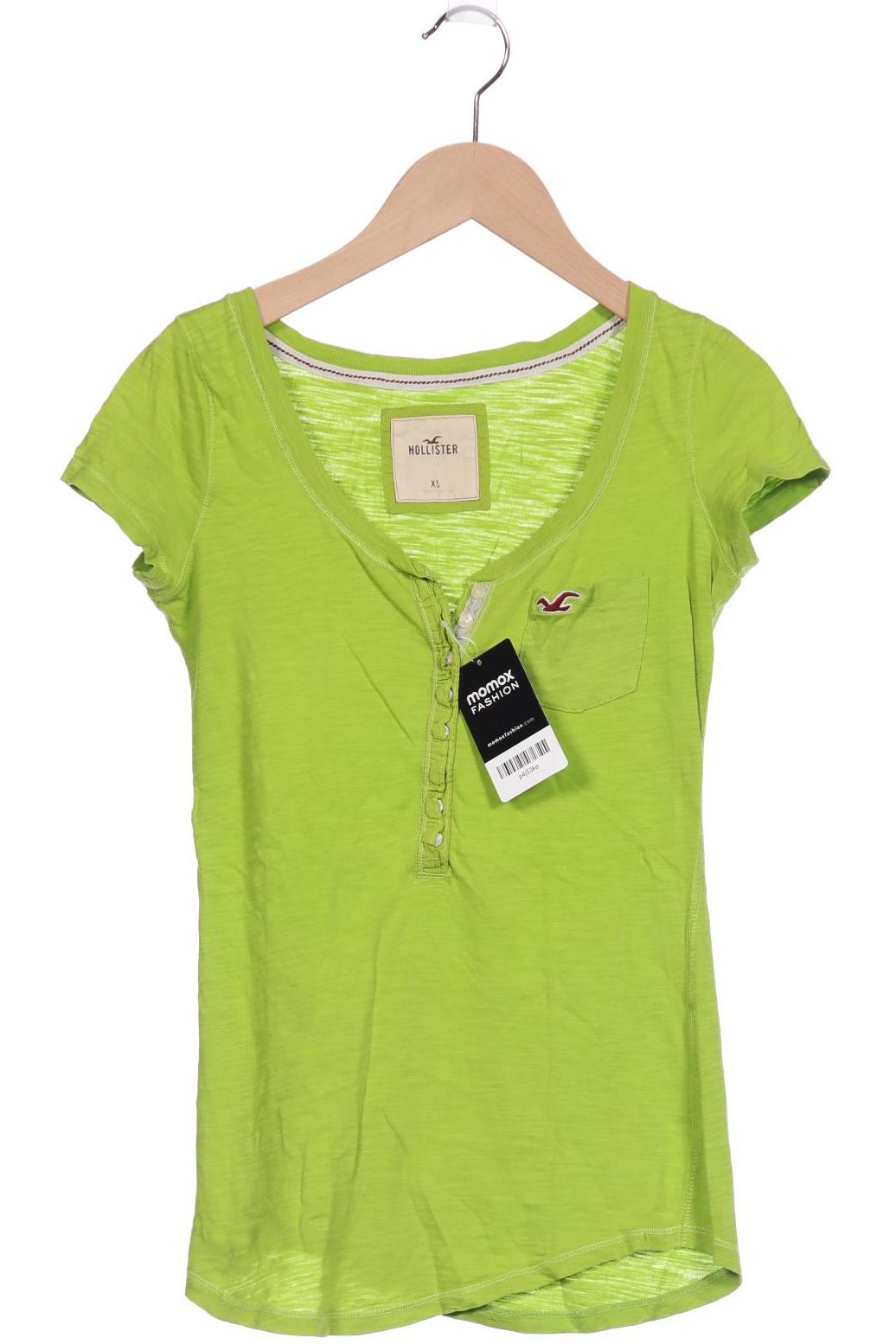 

Hollister Damen T-Shirt, grün, Gr. 34