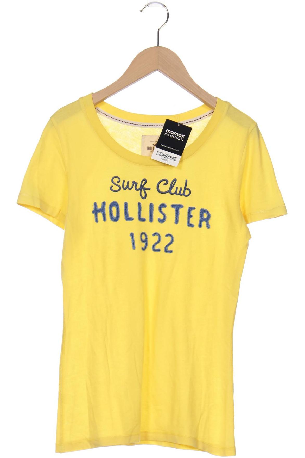

Hollister Damen T-Shirt, gelb, Gr. 38