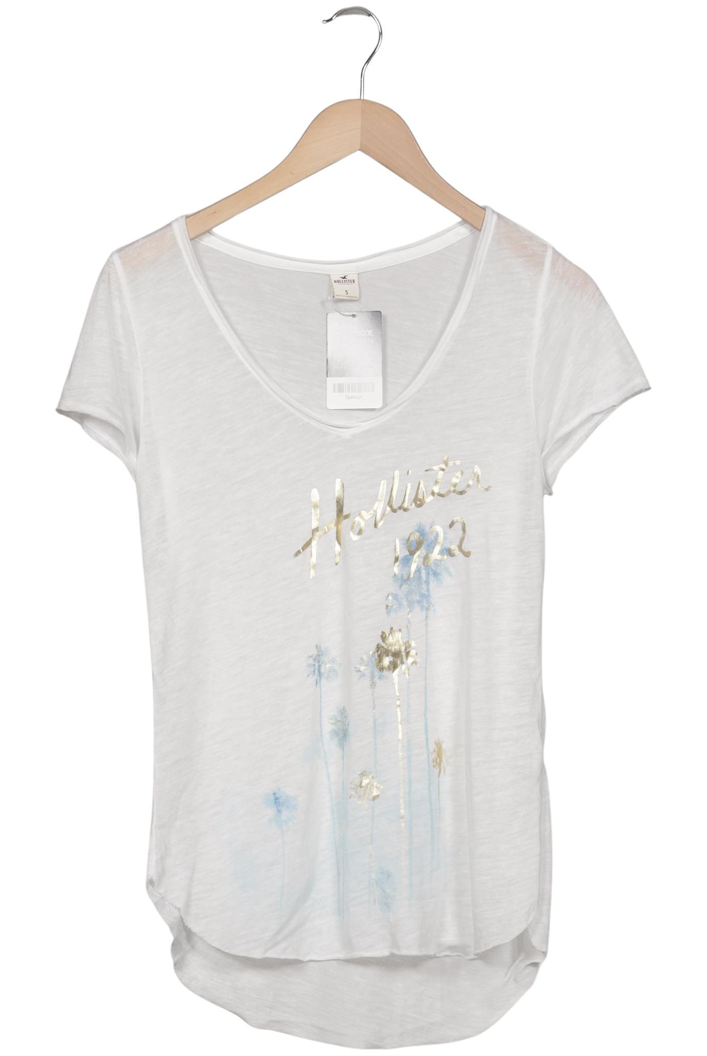 

Hollister Damen T-Shirt, weiß, Gr. 36