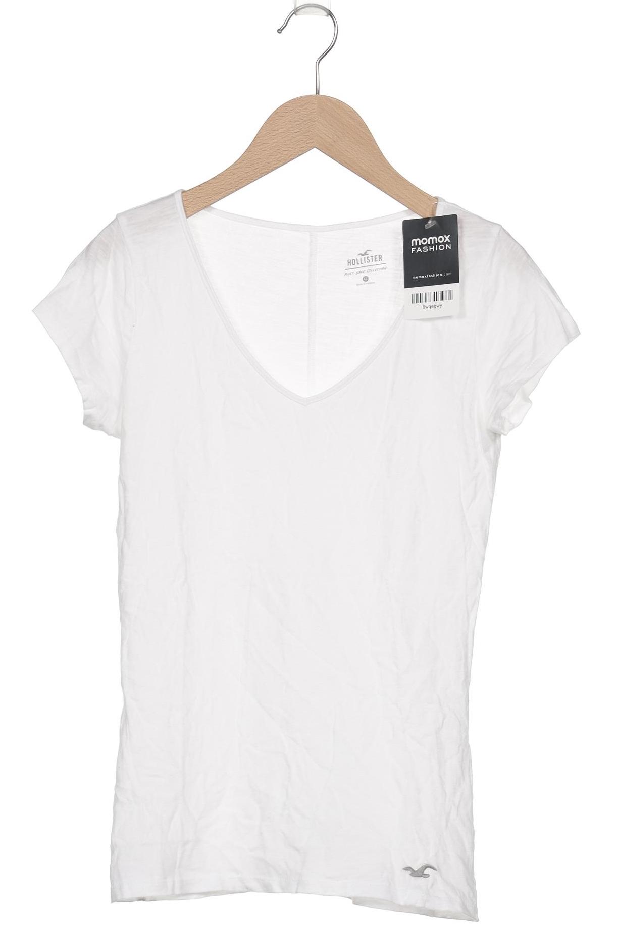 

Hollister Damen T-Shirt, weiß, Gr. 34