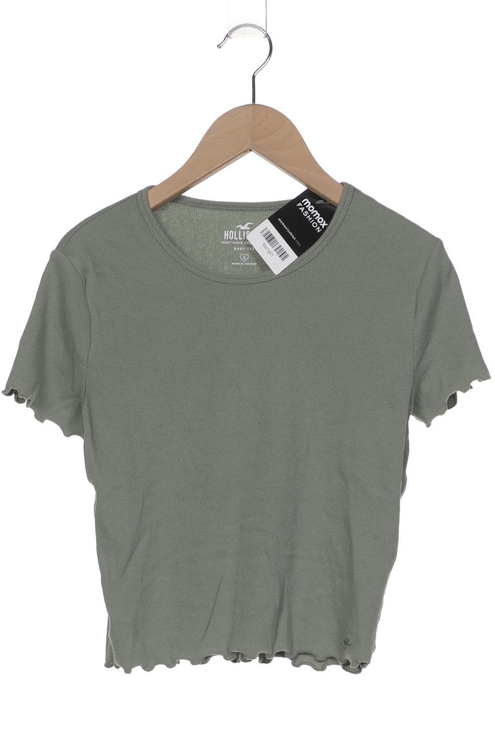 

Hollister Damen T-Shirt, grün, Gr. 36