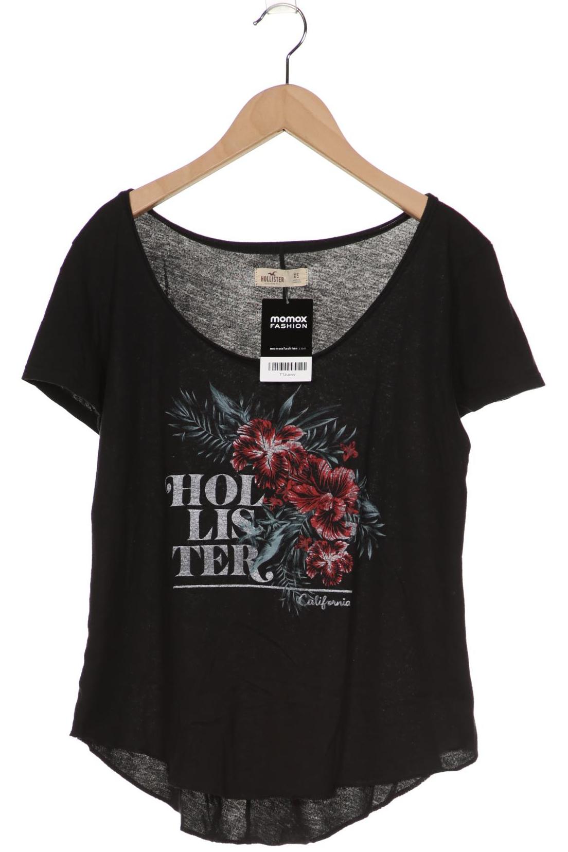 

Hollister Damen T-Shirt, schwarz, Gr. 34