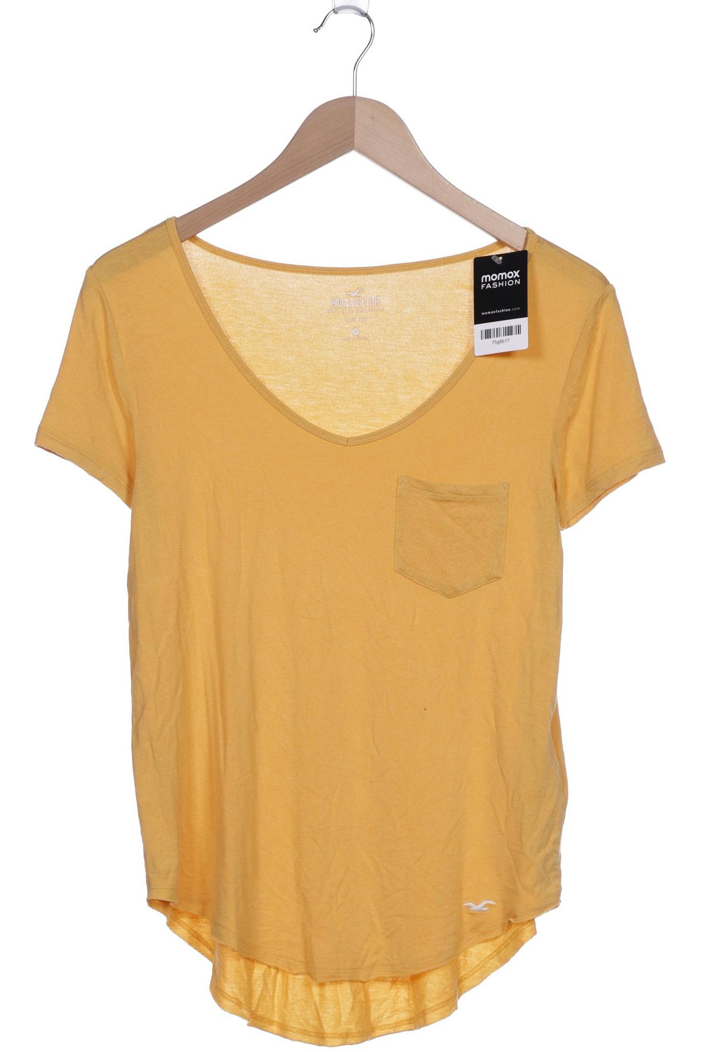 

Hollister Damen T-Shirt, gelb
