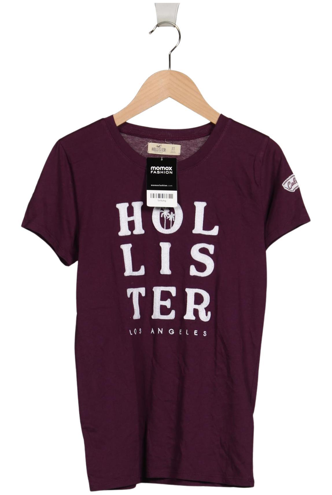 

Hollister Damen T-Shirt, bordeaux, Gr. 34