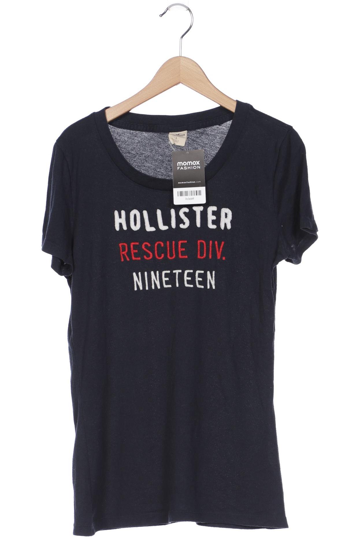 

Hollister Damen T-Shirt, blau, Gr. 42