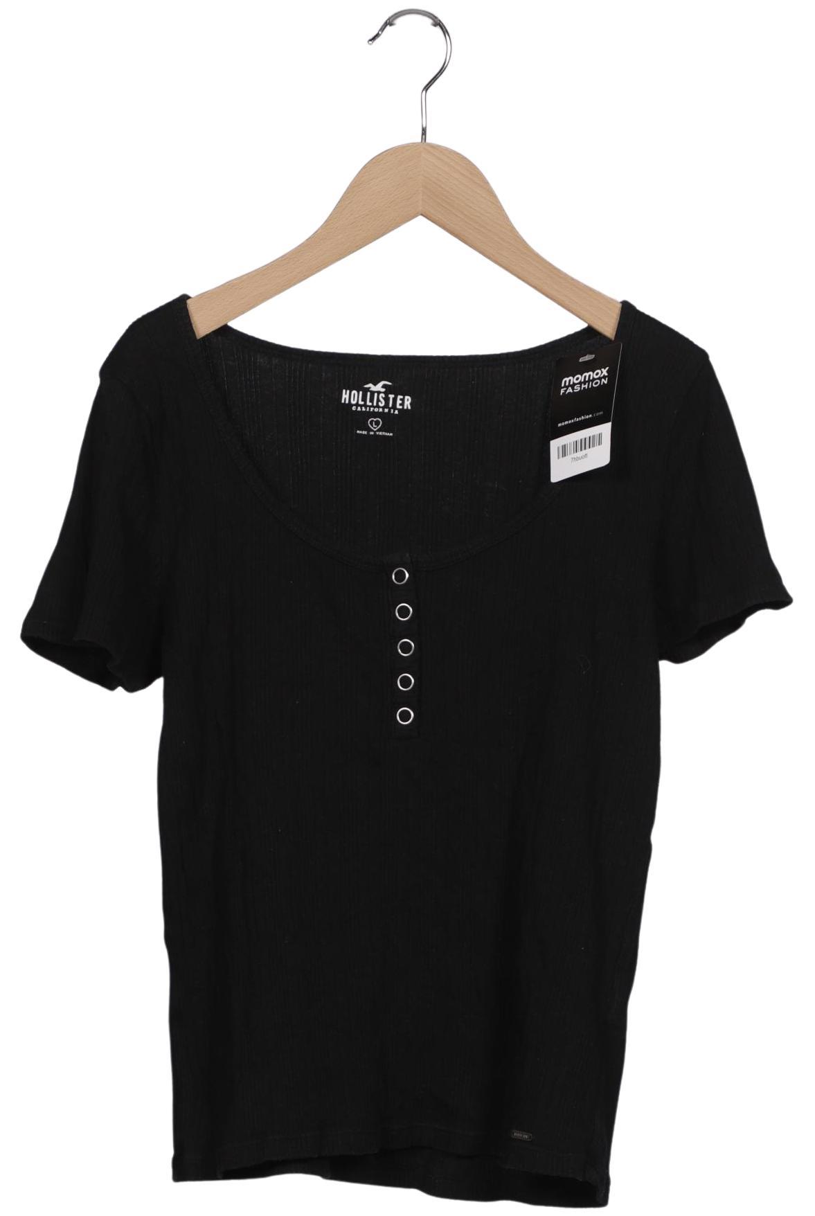 

Hollister Damen T-Shirt, schwarz, Gr. 42