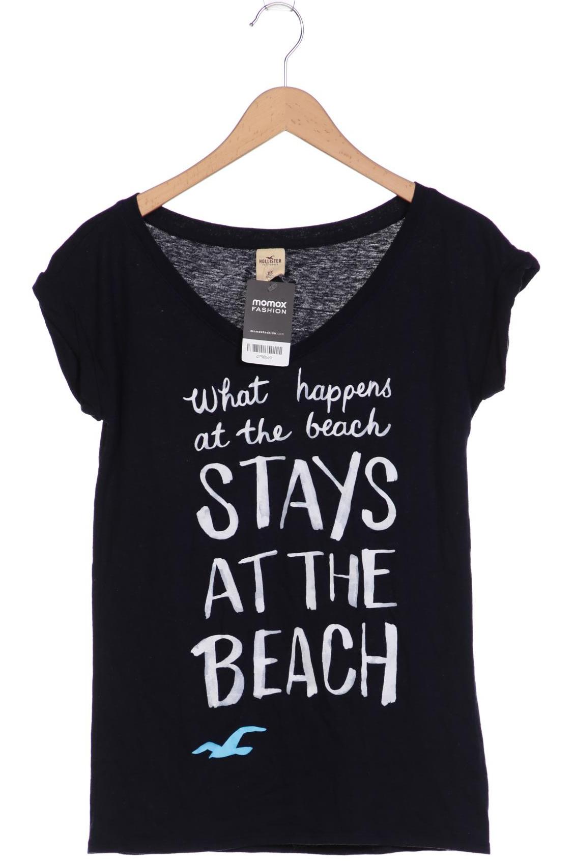 

Hollister Damen T-Shirt, marineblau, Gr. 34