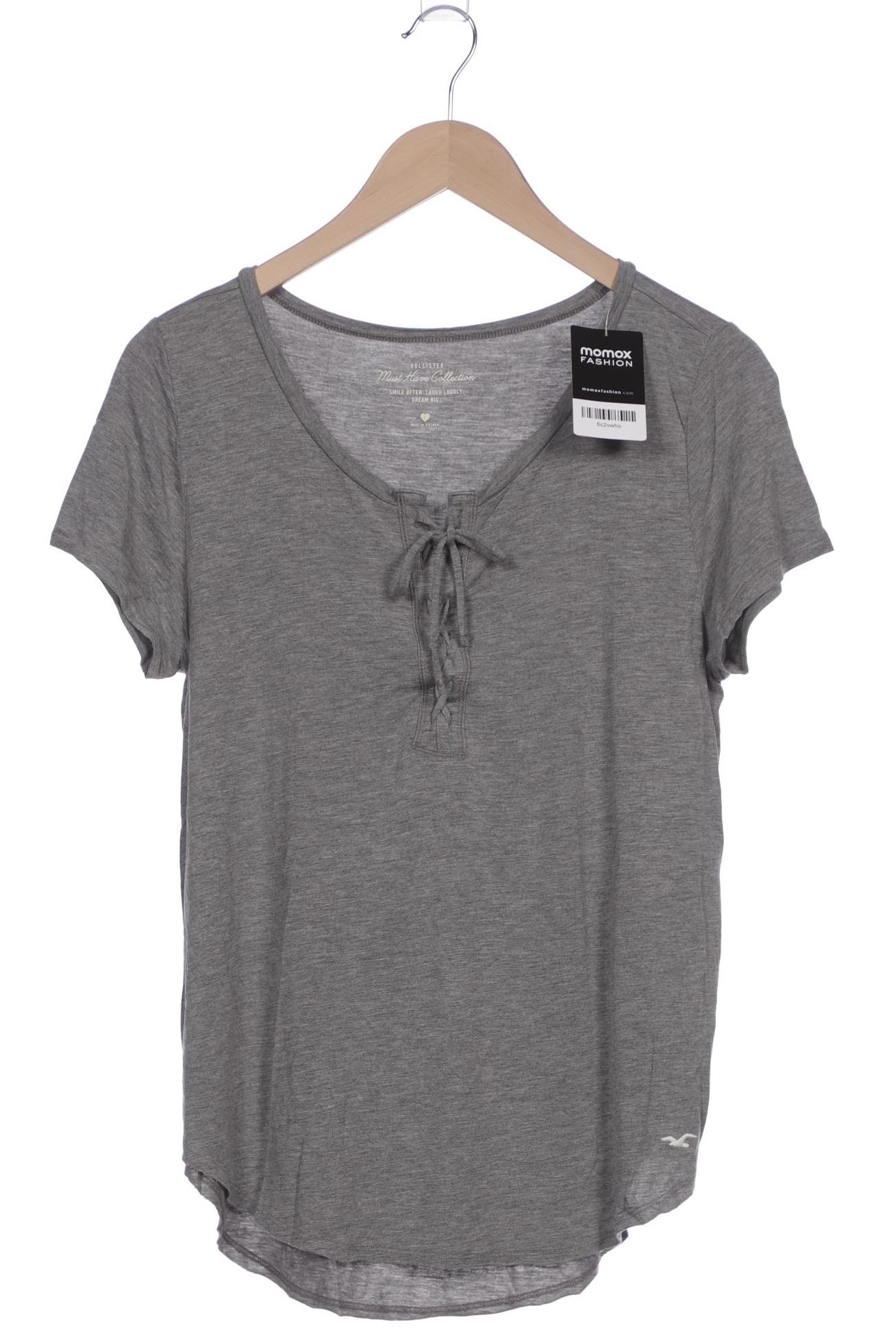

Hollister Damen T-Shirt, grau, Gr. 42