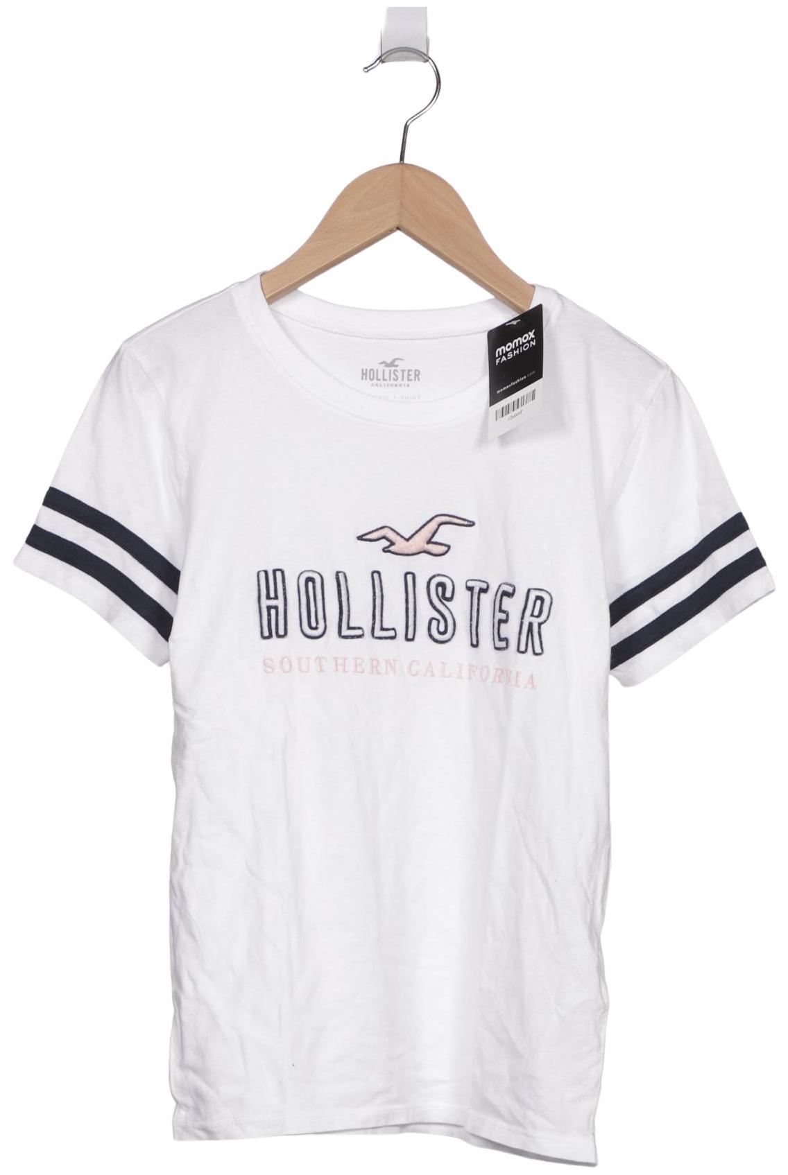 

Hollister Damen T-Shirt, weiß, Gr. 34