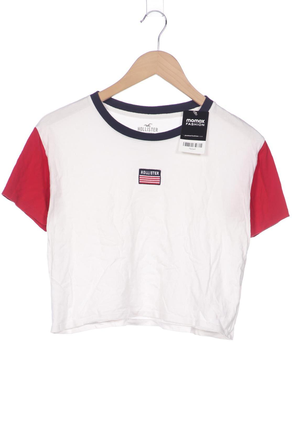 

Hollister Damen T-Shirt, weiß, Gr. 34